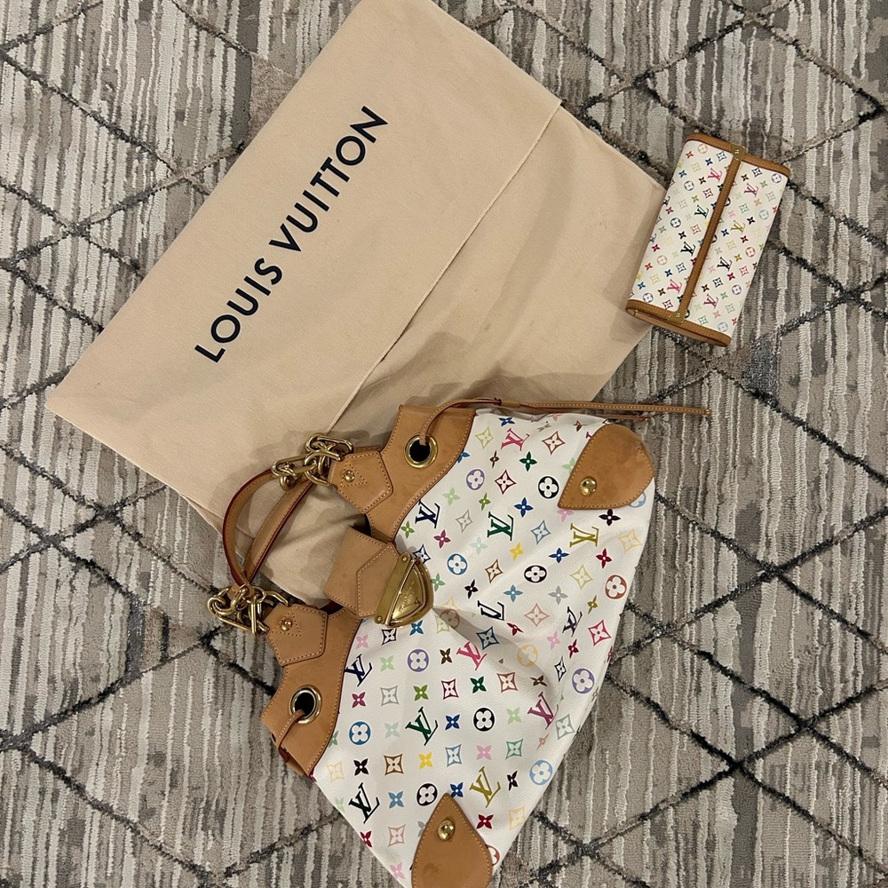 Vintage Louis Vuitton colorful monogram